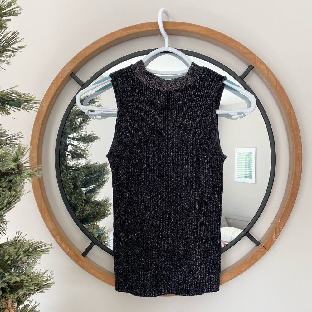 Anthropologie Cupcakes & Cashmere Knit Glitter Sparkle Sweater Top